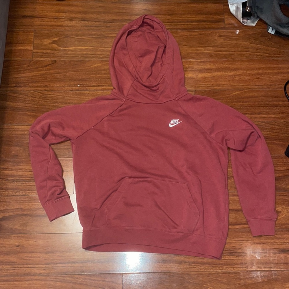 Burgundy Nike sweatshirt